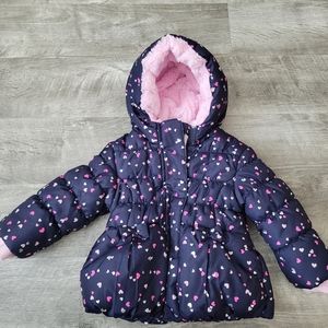Toddler girl puffer jacket